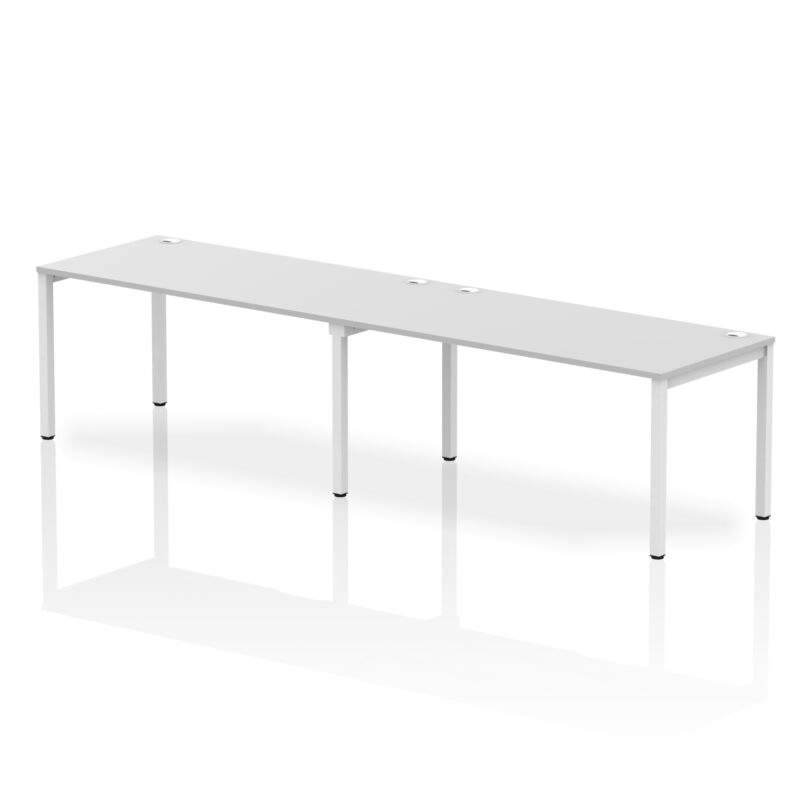 Impulse Single Row Bench Desk - 2 Person - Image 36