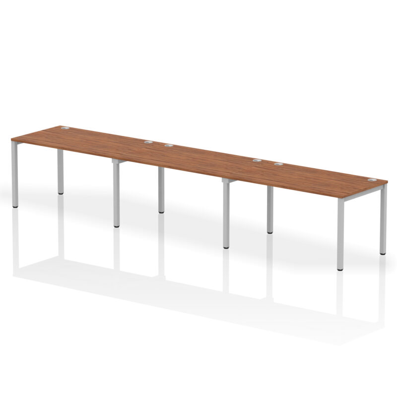 Impulse Single Row Bench Desk - 3 Person - Image 21