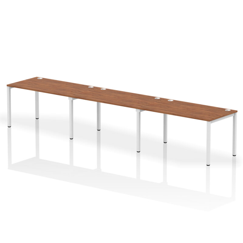 Impulse Single Row Bench Desk - 3 Person - Image 22