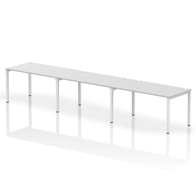Impulse Single Row Bench Desk - 3 Person - Image 24