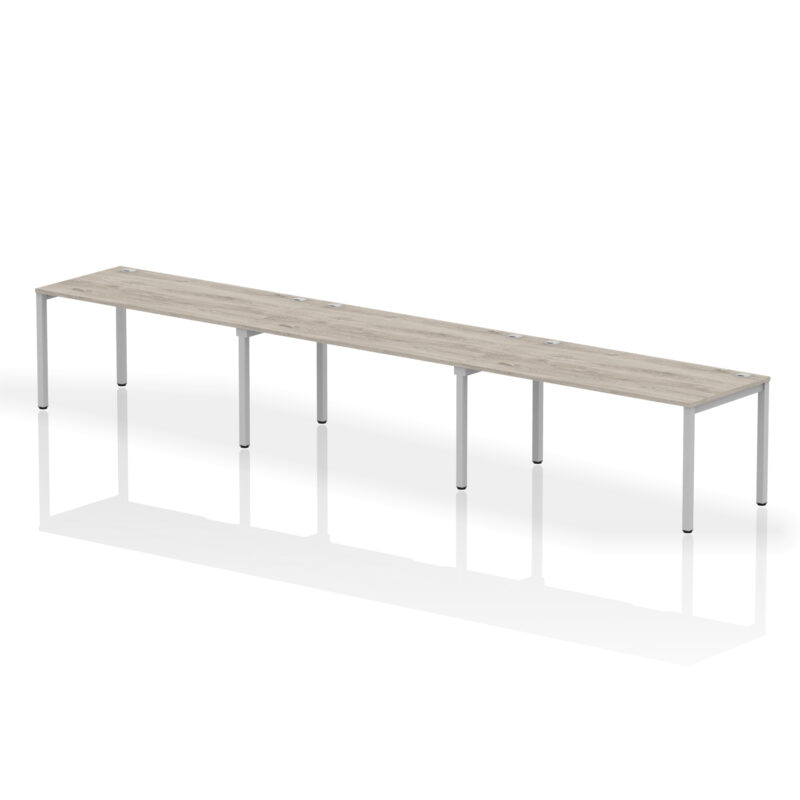 Impulse Single Row Bench Desk - 3 Person - Image 27