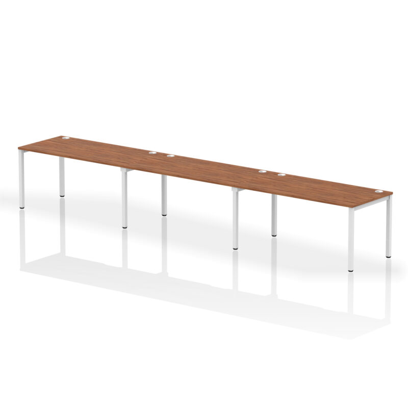 Impulse Single Row Bench Desk - 3 Person - Image 34