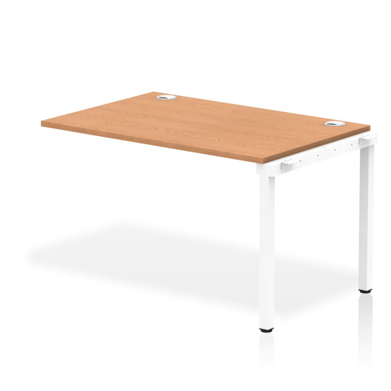 Impulse Single Row Bench Desk Extension Kit - Image 8