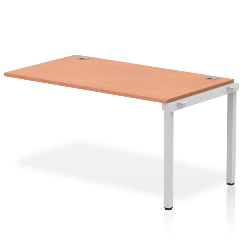 Impulse Single Row Bench Desk Extension Kit - Image 13