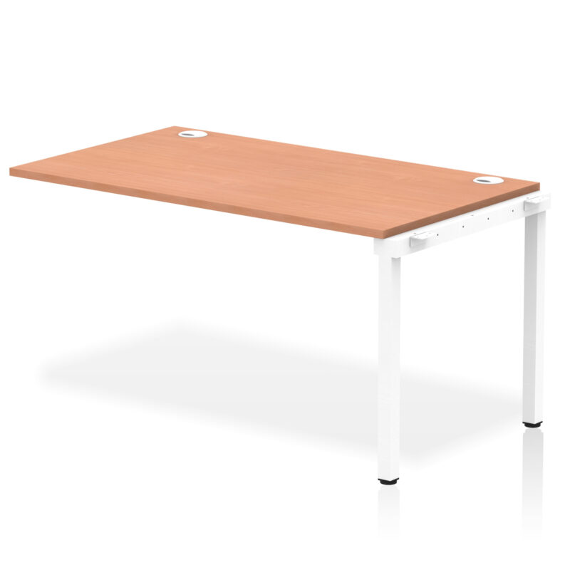 Impulse Single Row Bench Desk Extension Kit - Image 14