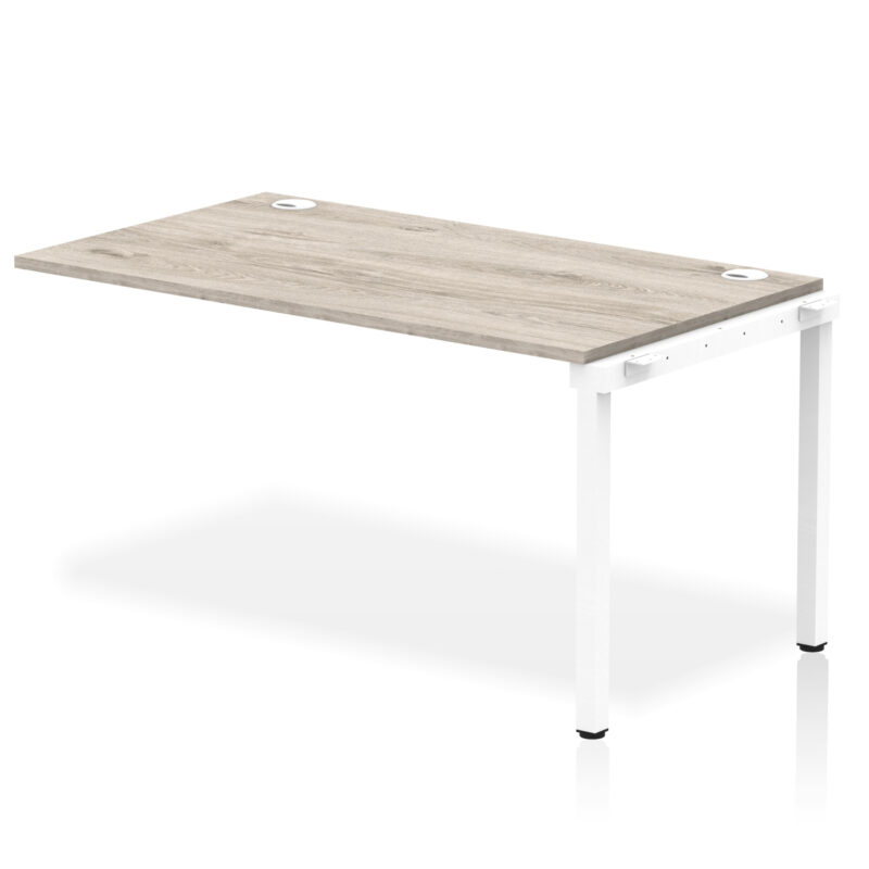 Impulse Single Row Bench Desk Extension Kit - Image 16