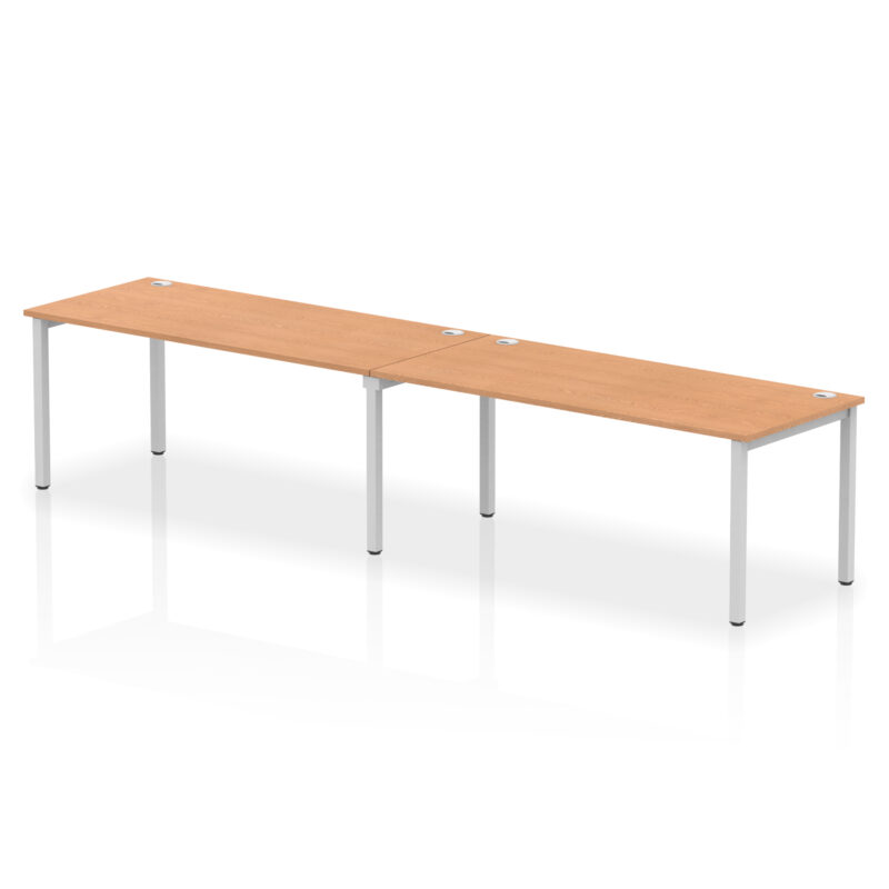 Impulse Single Row Bench Desk - 2 Person - Image 43