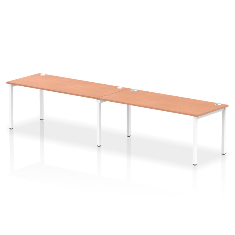 Impulse Single Row Bench Desk - 2 Person - Image 38