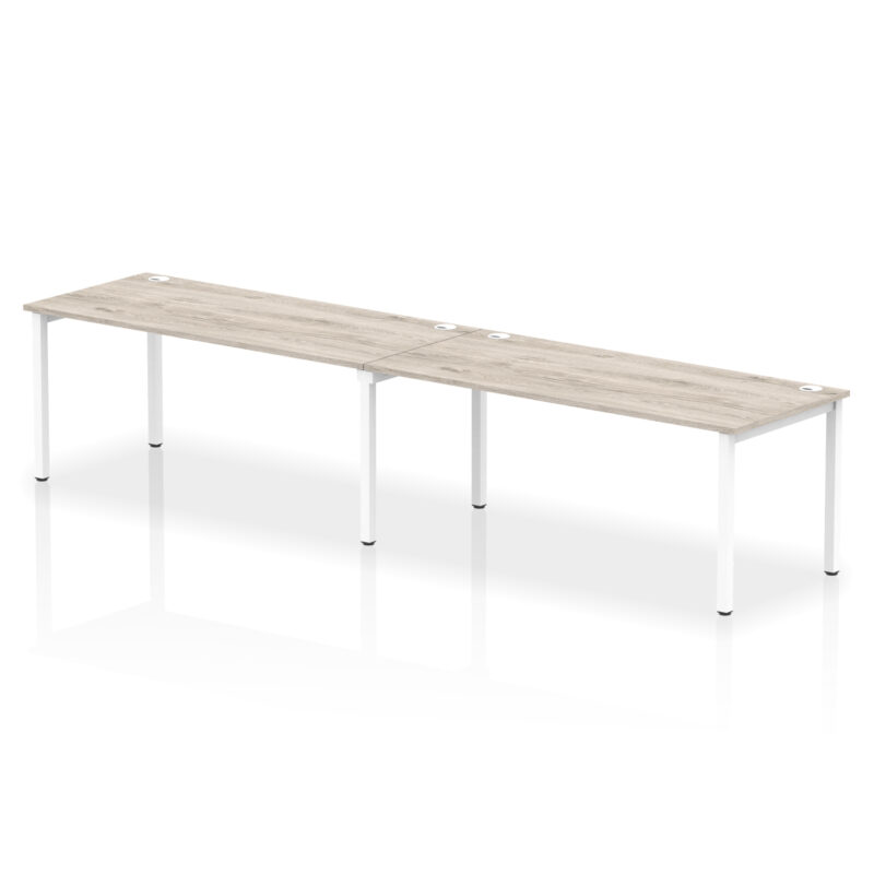 Impulse Single Row Bench Desk - 2 Person - Image 40