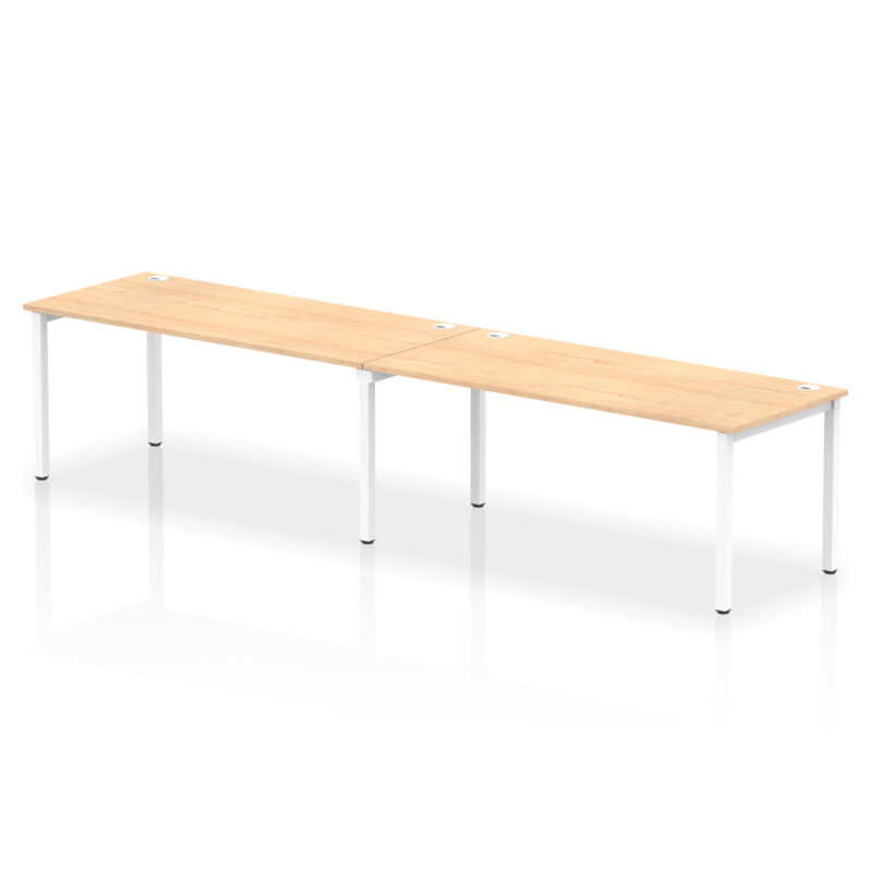 Impulse Single Row Bench Desk - 2 Person - Image 42