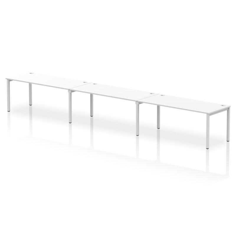 Impulse Single Row Bench Desk - 3 Person - Image 47