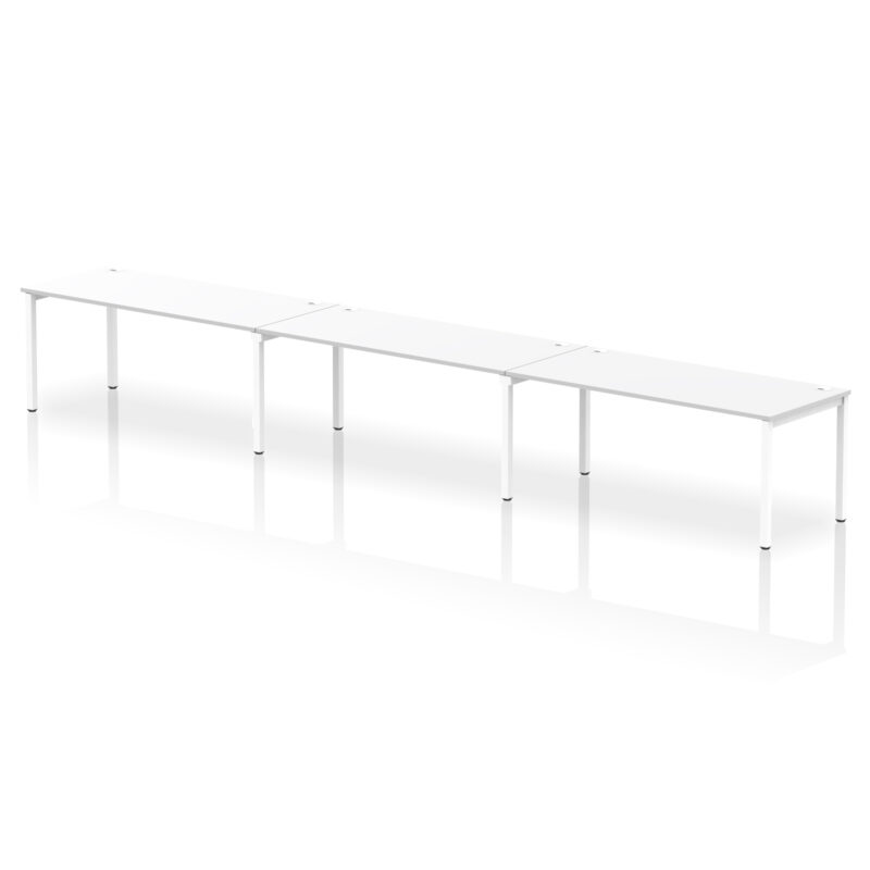 Impulse Single Row Bench Desk - 3 Person - Image 48
