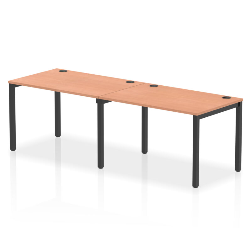 Impulse Single Row Bench Desk - 2 Person - Image 49
