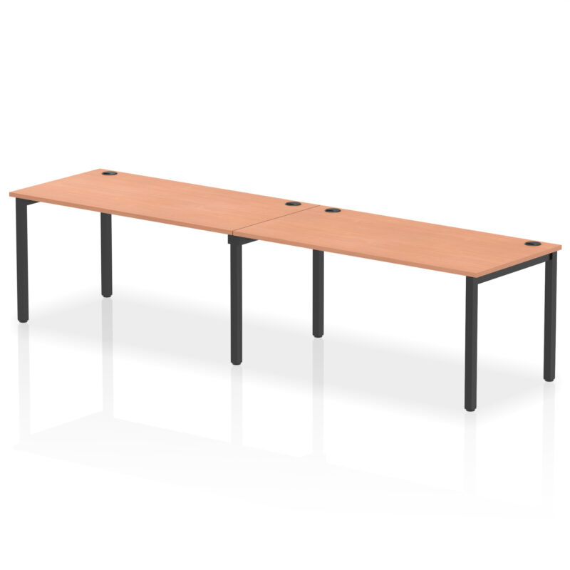 Impulse Single Row Bench Desk - 2 Person - Image 67