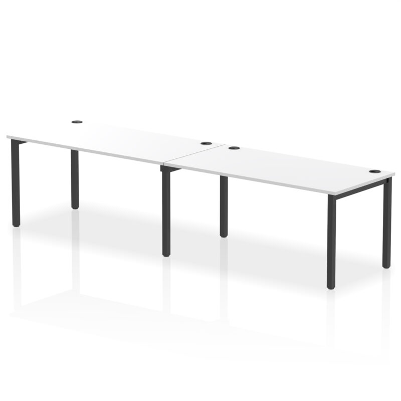 Impulse Single Row Bench Desk - 2 Person - Image 74