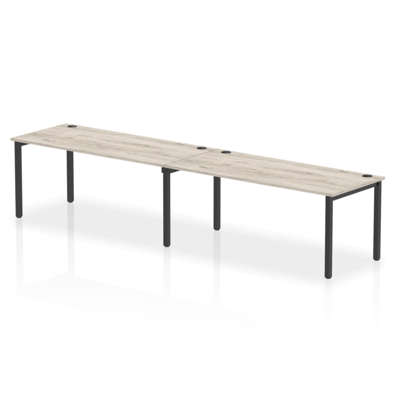 Impulse Single Row Bench Desk - 2 Person - Image 80