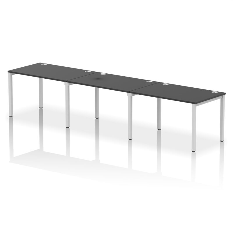 Impulse Single Row Bench Desk - 3 Person - Image 51