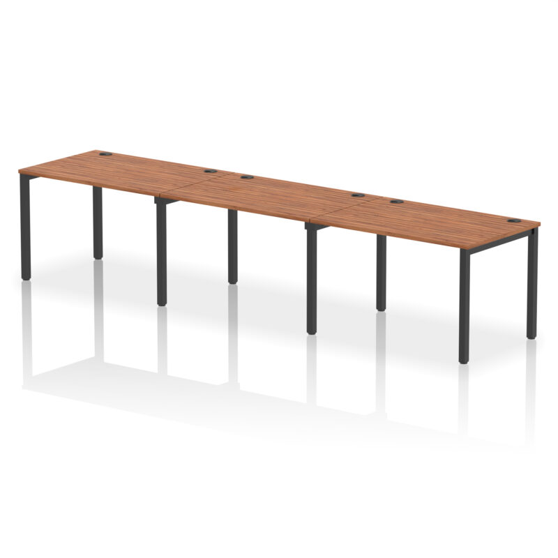 Impulse Single Row Bench Desk - 3 Person - Image 57