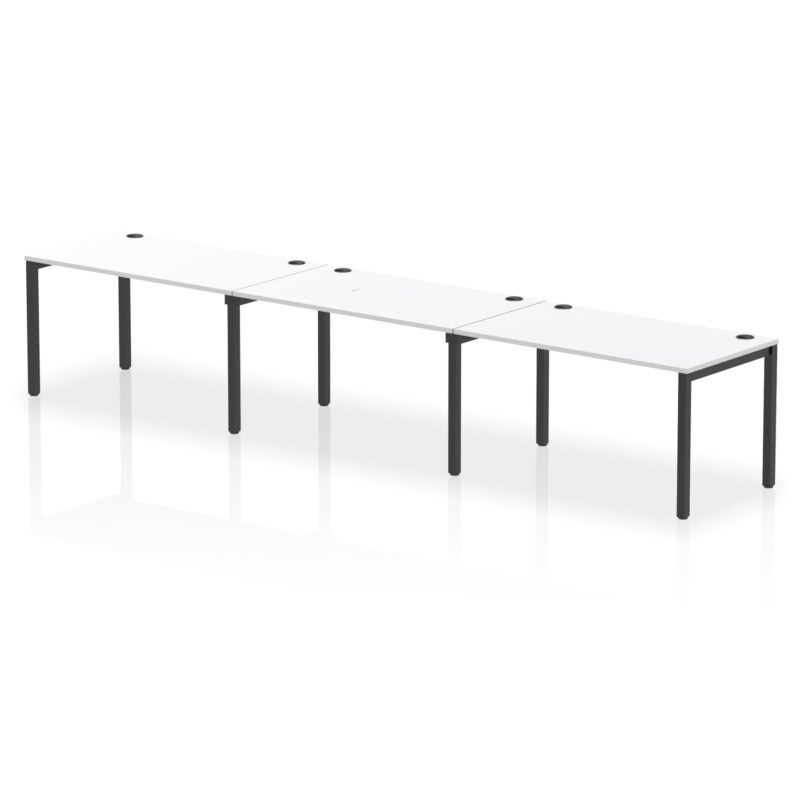 Impulse Single Row Bench Desk - 3 Person - Image 65
