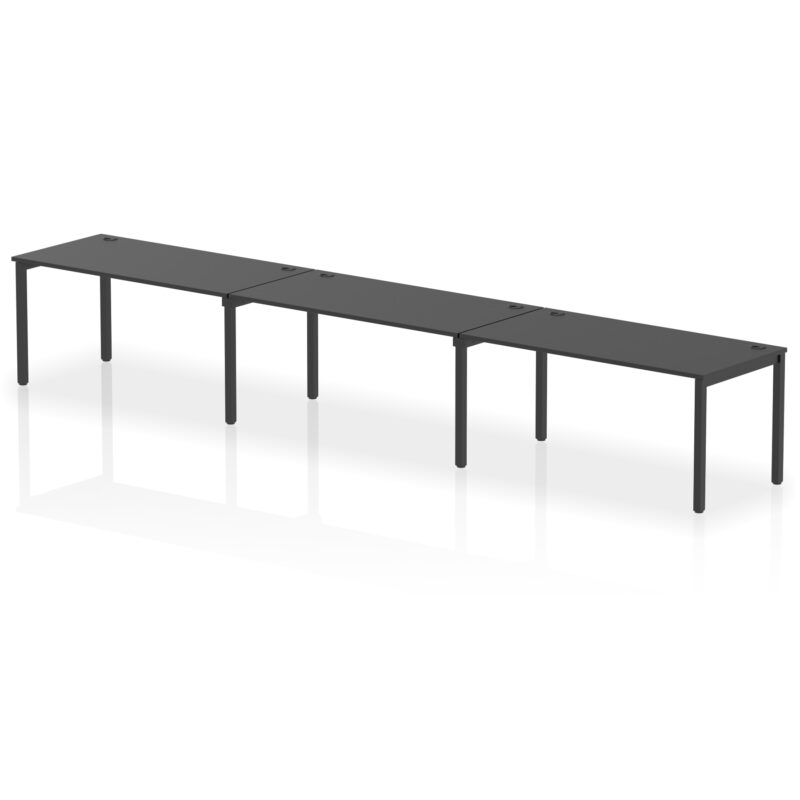 Impulse Single Row Bench Desk - 3 Person - Image 68