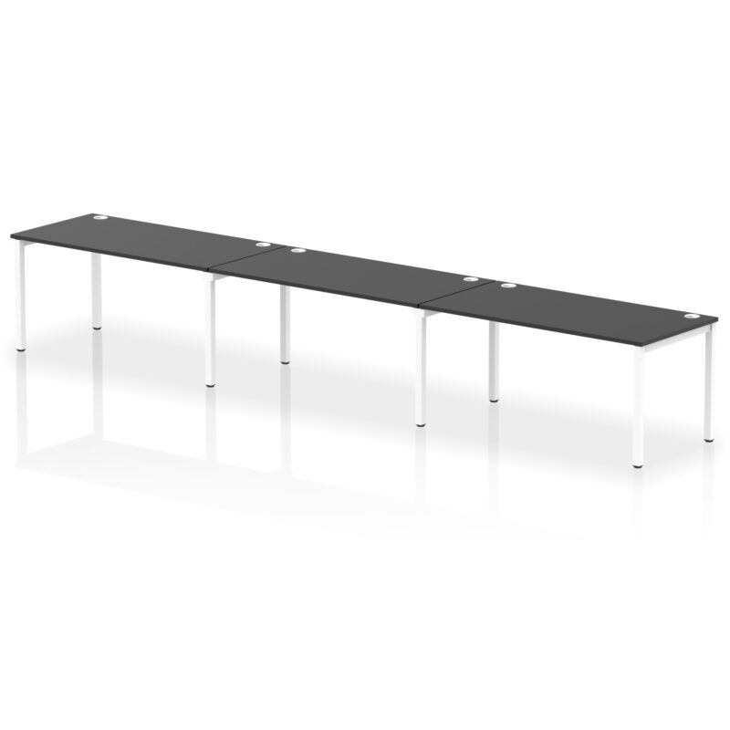 Impulse Single Row Bench Desk - 3 Person - Image 70