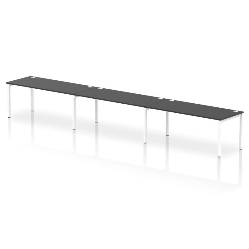 Impulse Single Row Bench Desk - 3 Person - Image 79