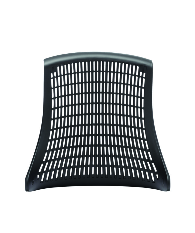 Flex Medium Back Black Frame Task Operator Office Chair with Arms - Image 2