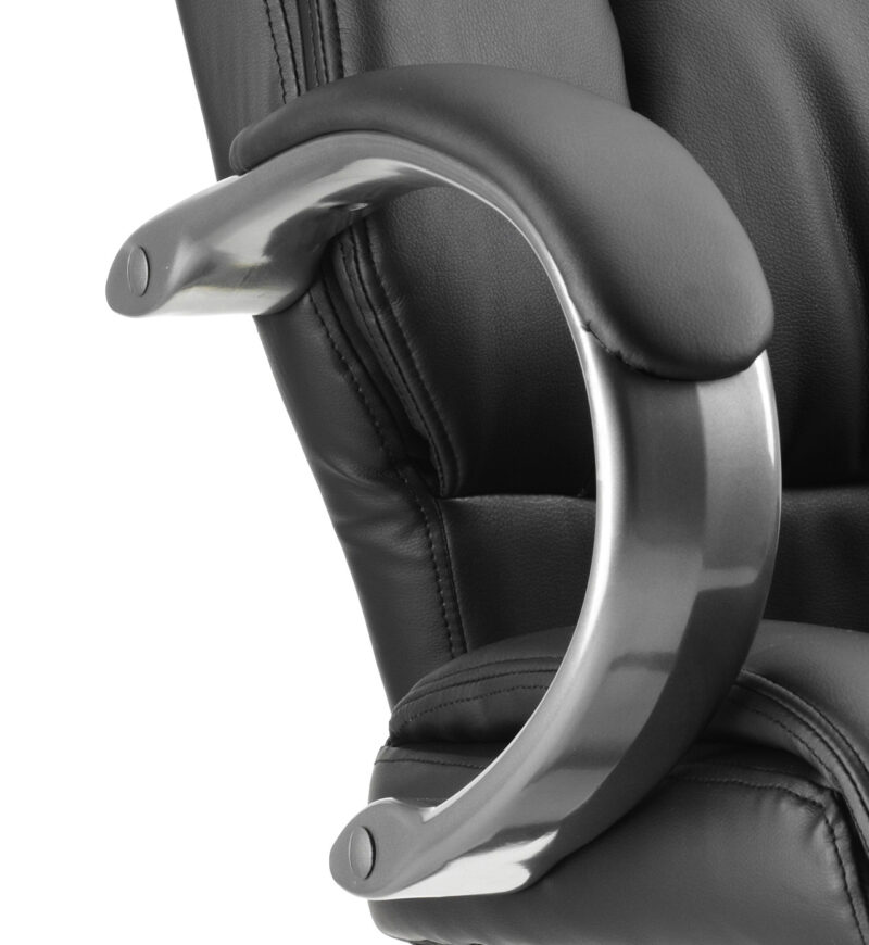 Galloway High Back Cantilever Visitor Chair with Arms - Image 4