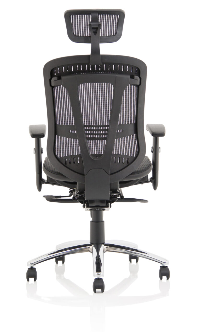 Mirage II Mesh Back Task Operator Office Chair with Height Adjustable Arms - Image 6