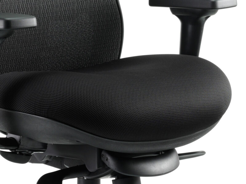 Stealth Shadow High Mesh Back Ergonomic Posture Chair with Arms - Image 28