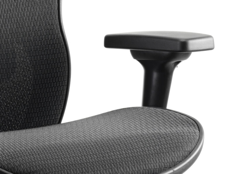 Stealth Shadow High Mesh Back Ergonomic Posture Chair with Arms - Image 11