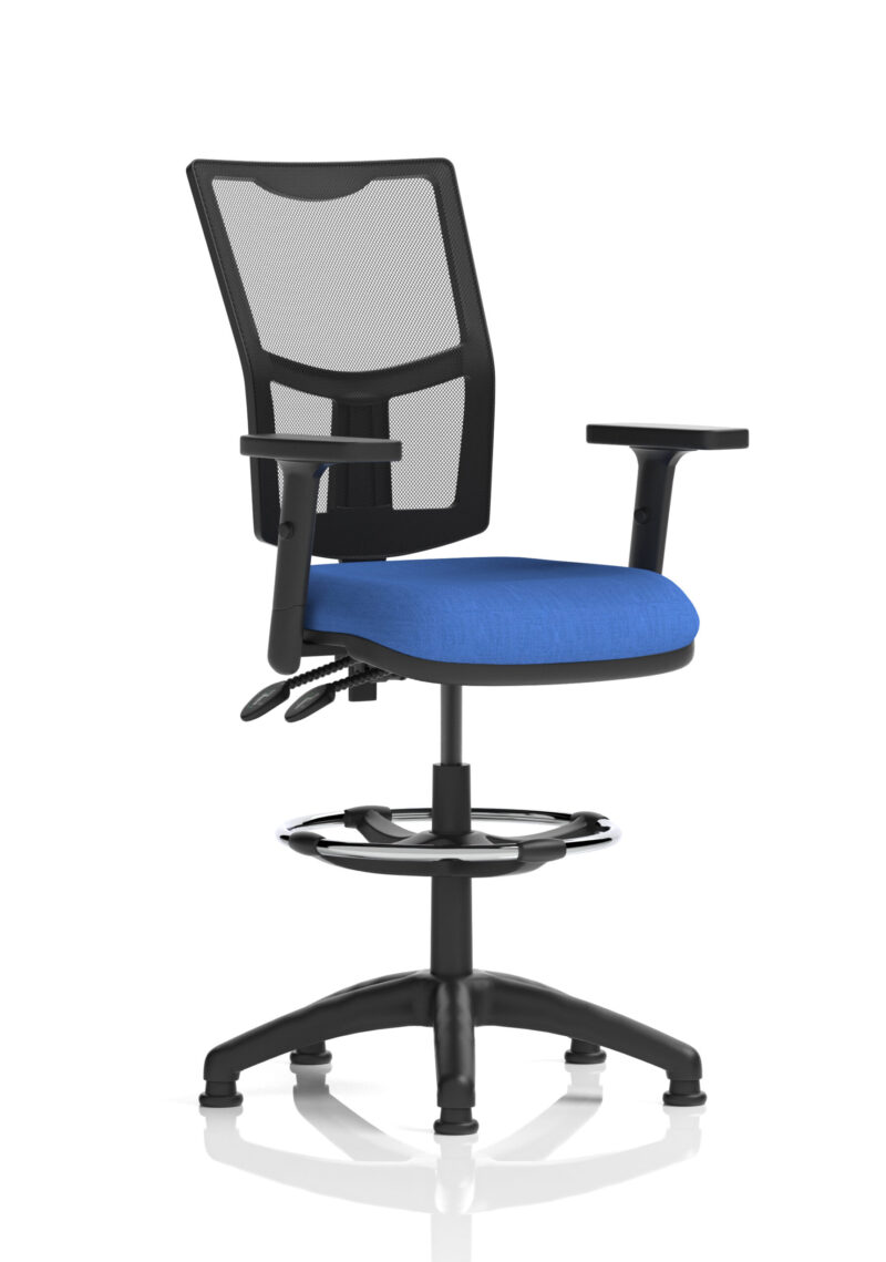 Eclipse Plus II Medium Mesh Back Task Operator Office Chair - Image 16