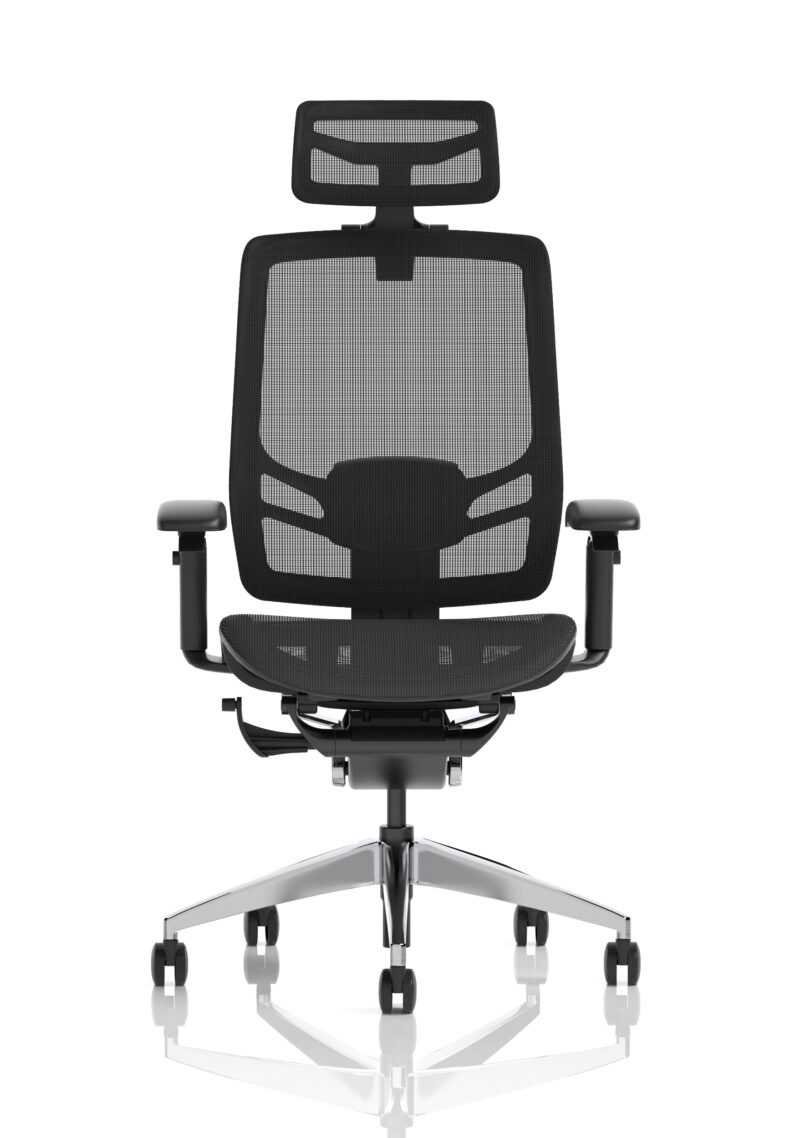 Ergo Click High Back Ergonomic Posture Office Chair with Arms - Image 2