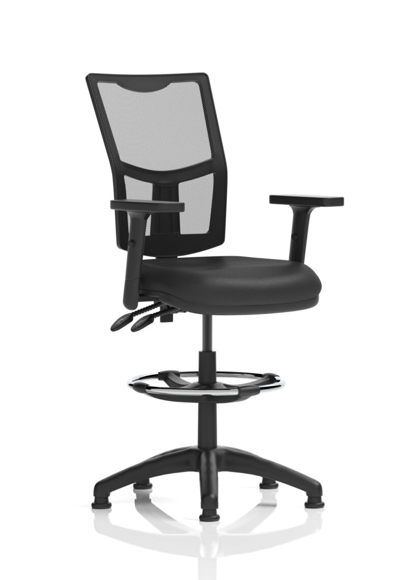 Eclipse Plus II Medium Mesh Back Task Operator Office Chair - Image 30