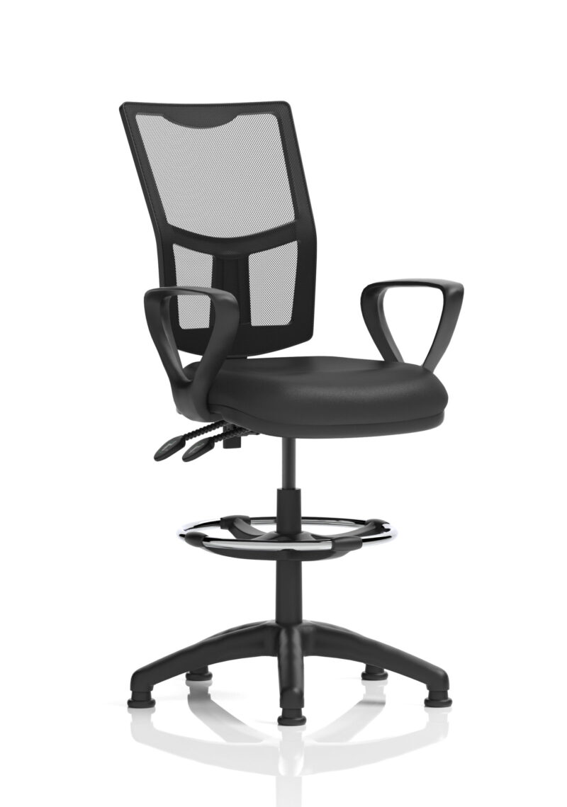 Eclipse Plus II Medium Mesh Back Task Operator Office Chair - Image 28