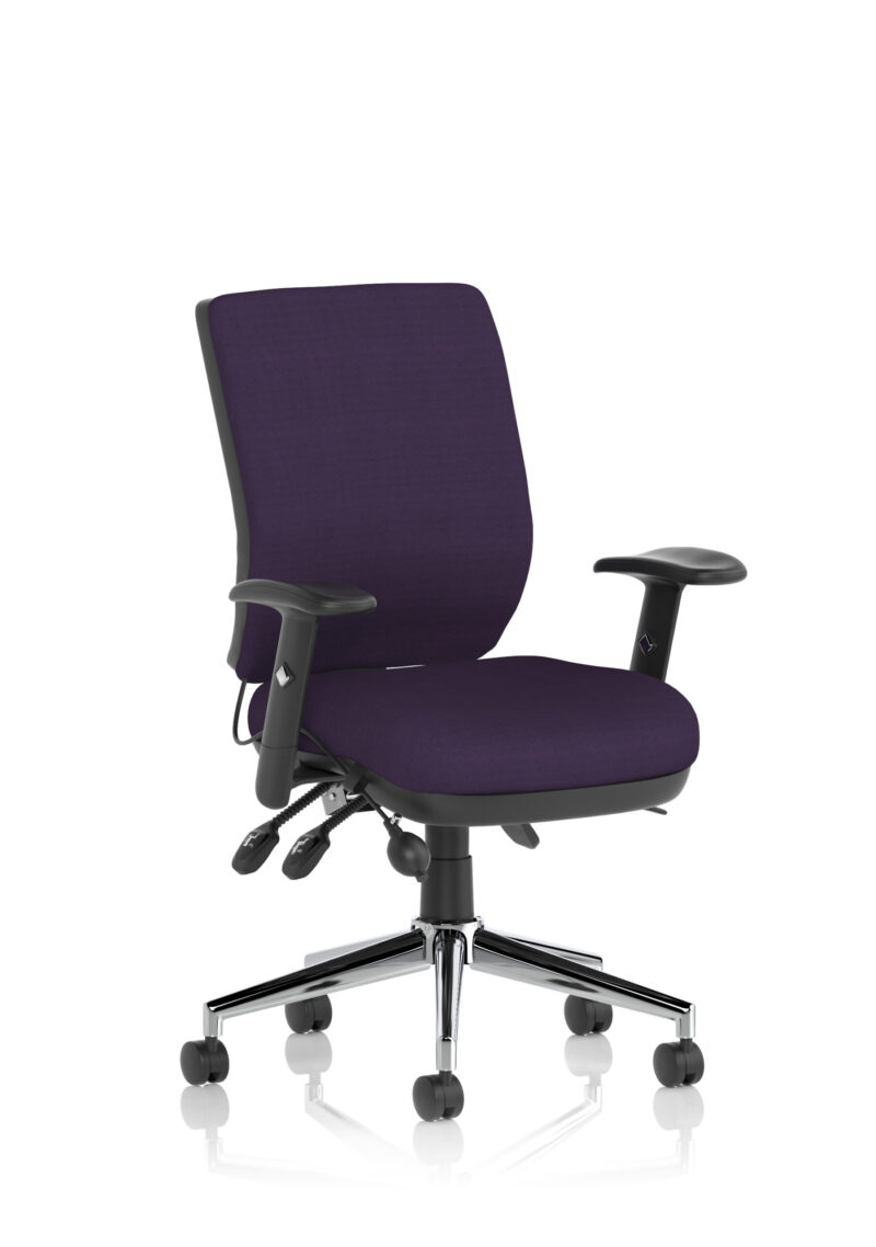 Chiro Medium Back Task Operator Office Chair - Image 87