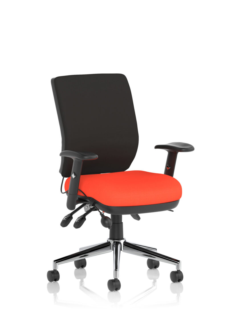 Chiro Medium Back Task Operator Office Chair - Image 54