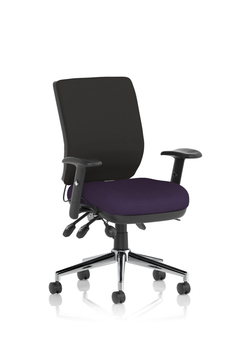 Chiro Medium Back Task Operator Office Chair - Image 86
