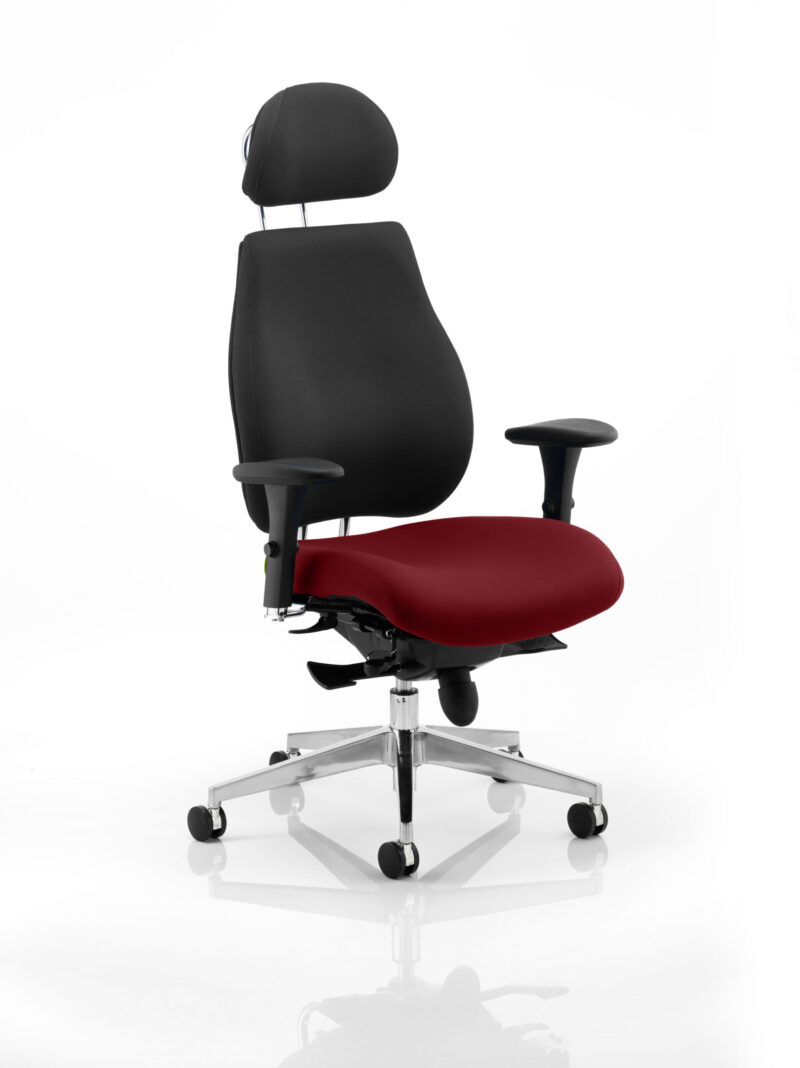 Chiro Plus Ultimate High Back Ergonomic Posture Chair with Arms and Headrest - Image 22