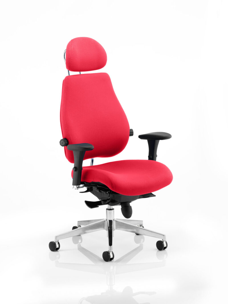 Chiro Plus Ultimate High Back Ergonomic Posture Chair with Arms and Headrest - Image 25