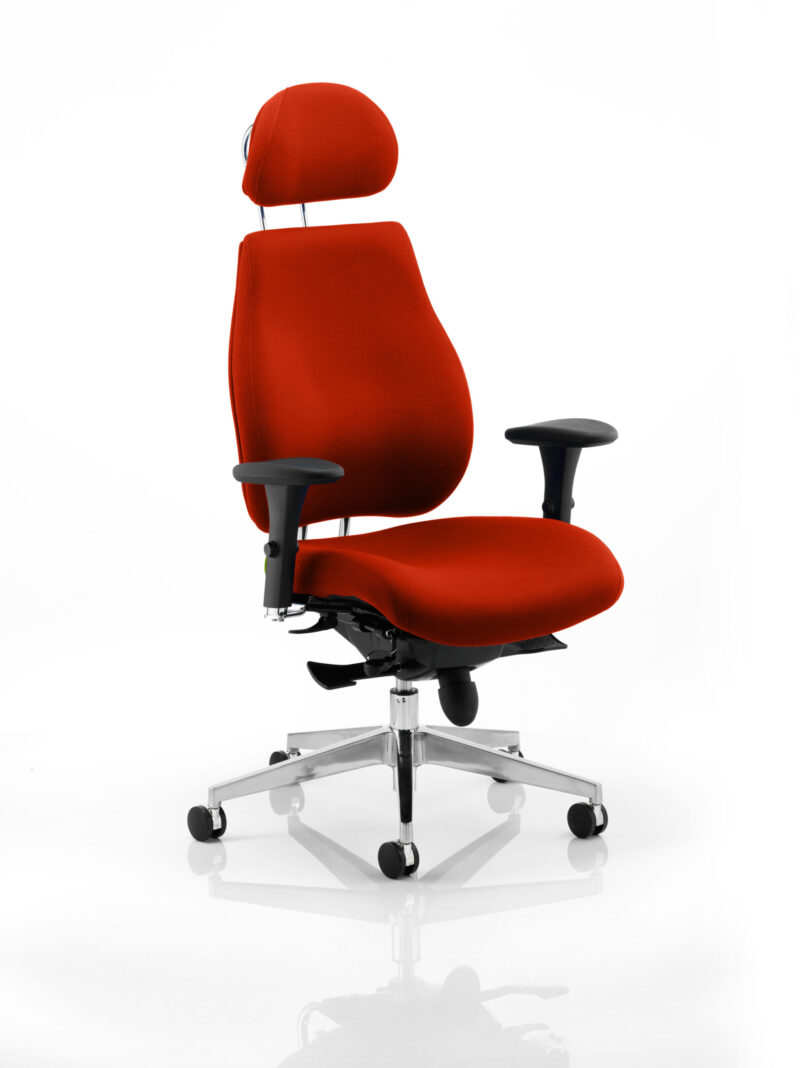 Chiro Plus Ultimate High Back Ergonomic Posture Chair with Arms and Headrest - Image 28