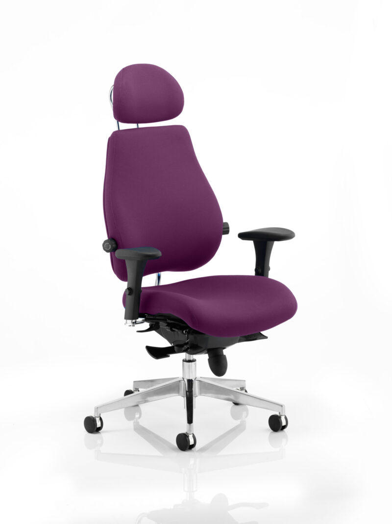 Chiro Plus Ultimate High Back Ergonomic Posture Chair with Arms and Headrest - Image 32