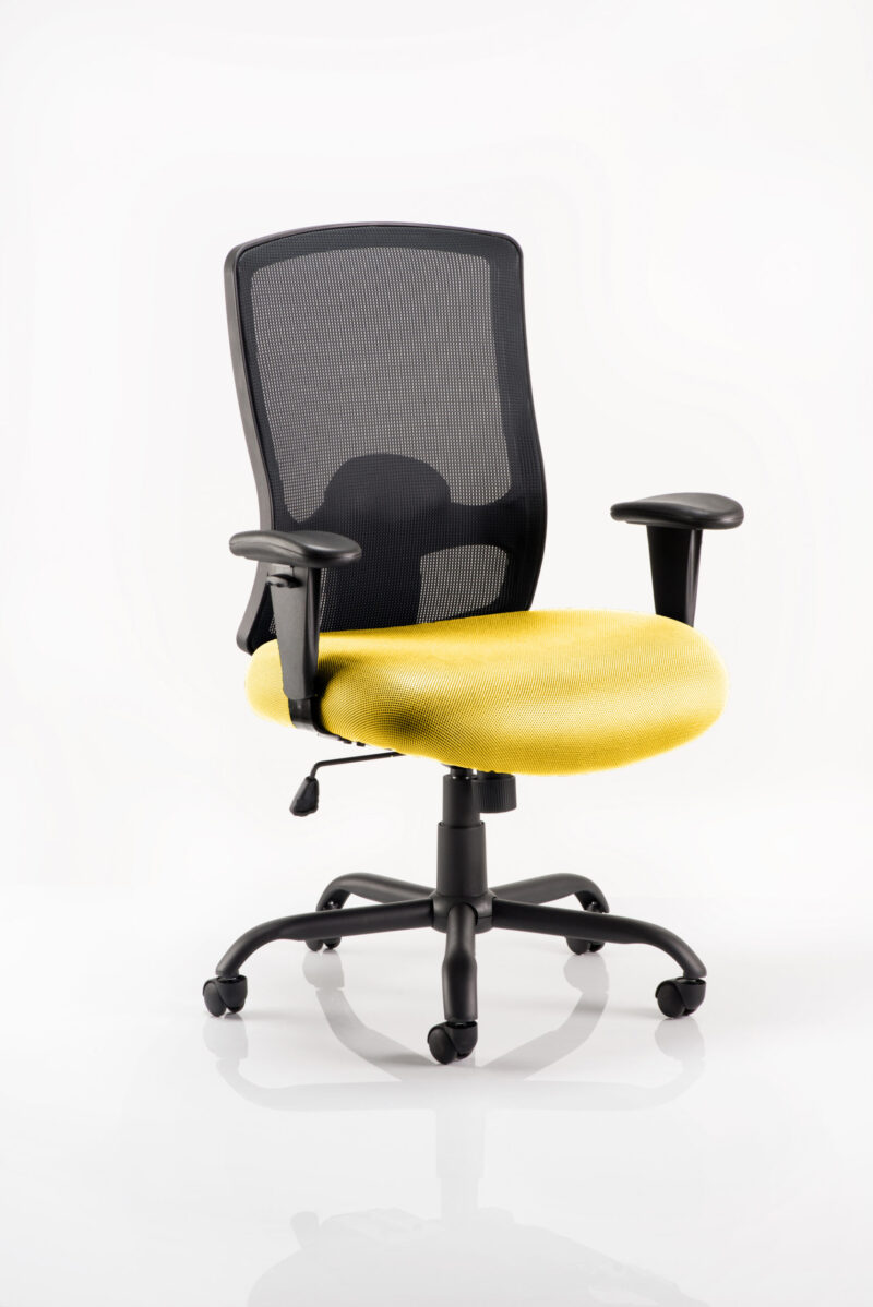 Portland HD High Back Heavy Duty Task Operator Office Chair with Arms - Image 13