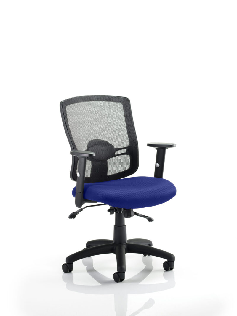 Portland II Medium Mesh Back Task Operator Office Chair with Arms - Image 11