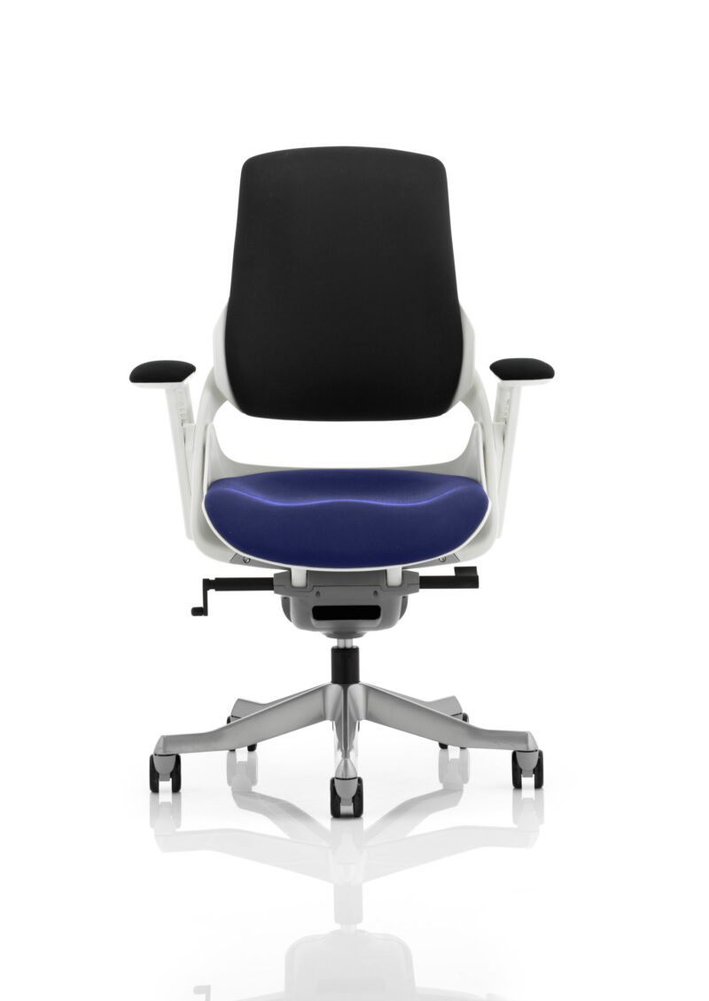 Zure High Back White Shell Executive Office Chair with Arms - Image 61