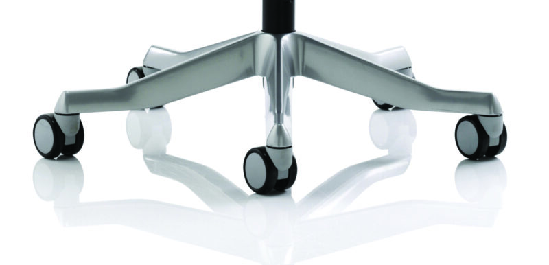 Zure High Back Black Shell Executive Office Chair with Arms - Image 7