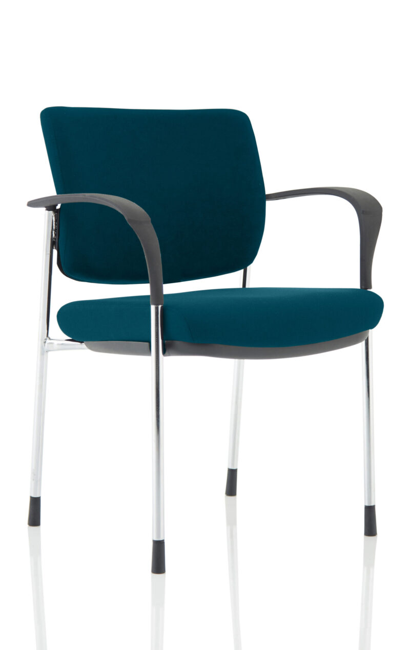 Brunswick Deluxe Medium Back Stacking Visitor Office Chair with Arms - Image 27