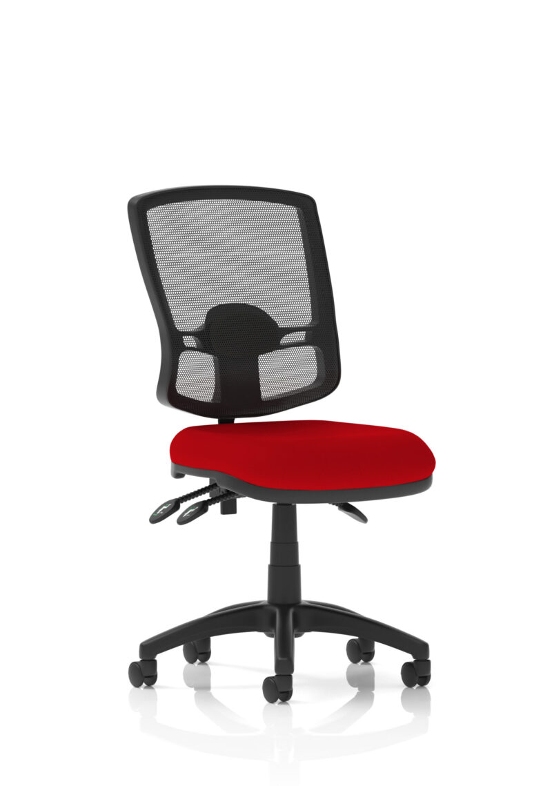 Eclipse Plus III Deluxe Medium Mesh Back Task Operator Office Chair - Image 24