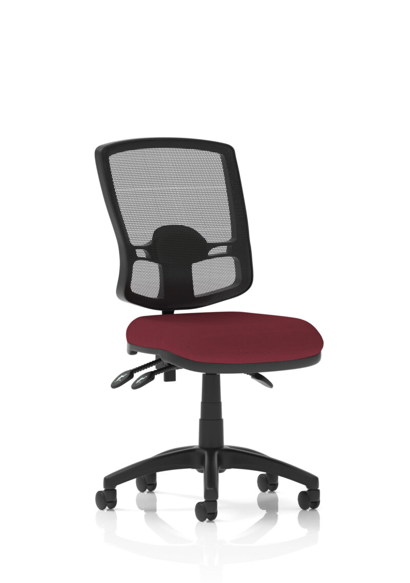 Eclipse Plus III Deluxe Medium Mesh Back Task Operator Office Chair - Image 27
