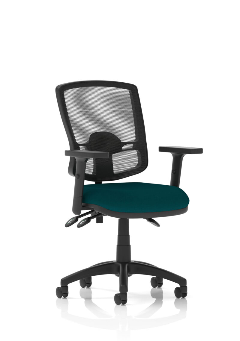 Eclipse Plus III Deluxe Medium Mesh Back Task Operator Office Chair - Image 32